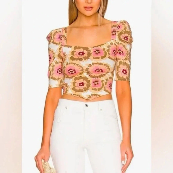 Free People Give Me More Top in Ivory Combo - Picture 1 of 4